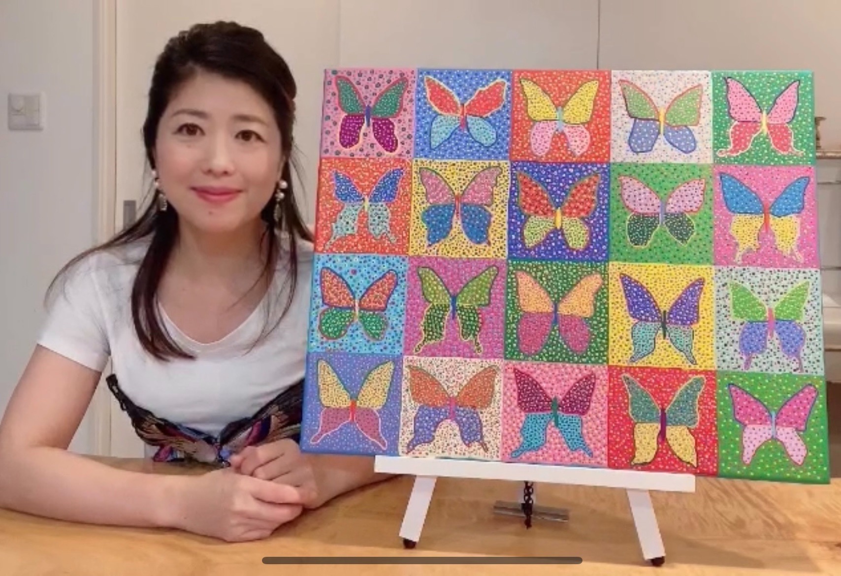 The painting "Reunion."Trust between you and me