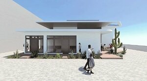 いわき市のＪＲ湯本駅前の再開発事業　大徳産業がテナントビル　旧あとち広場に「ＹＵＮＯＶＡ」10月着工、来春完成
