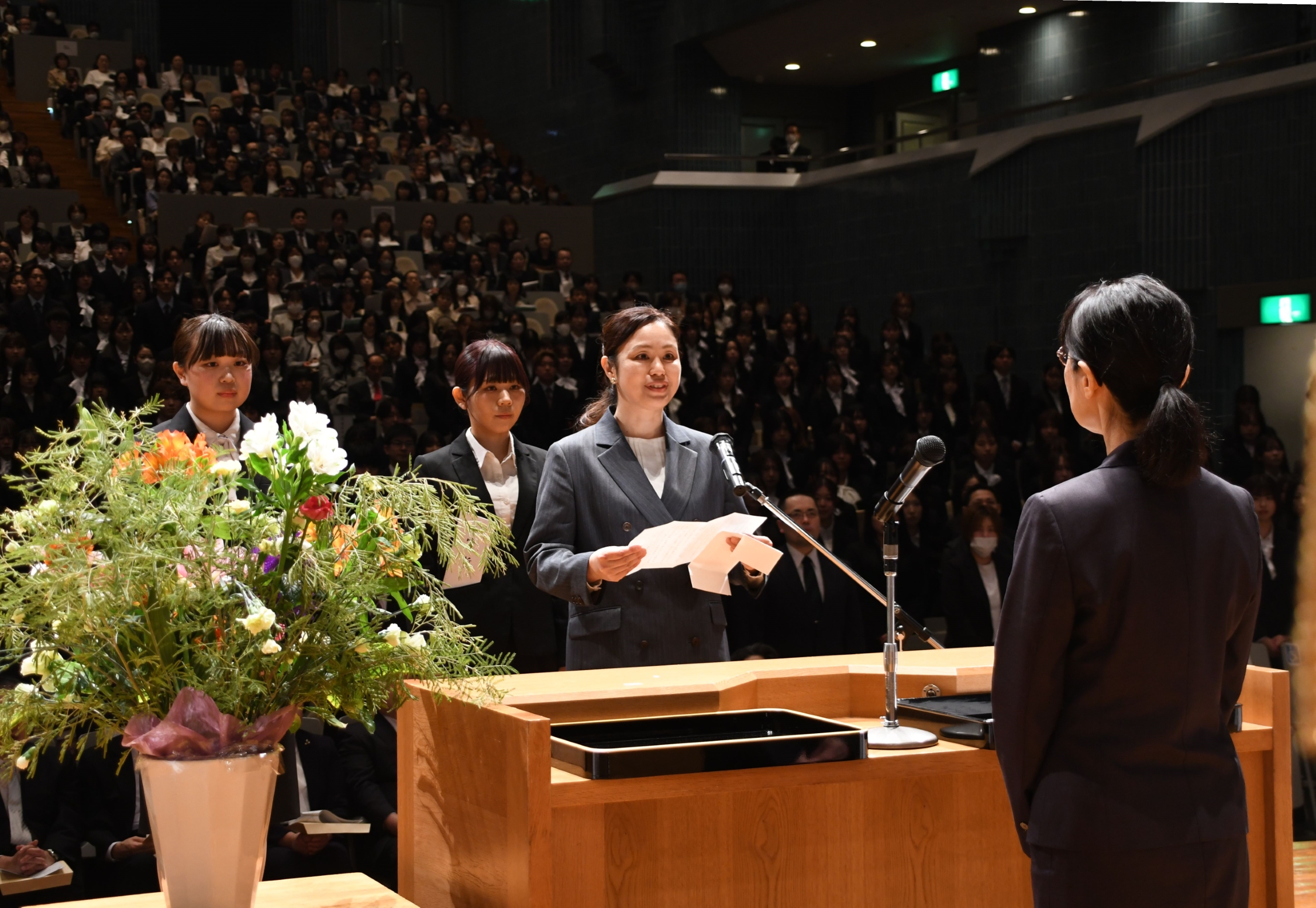 福島医大で入学式