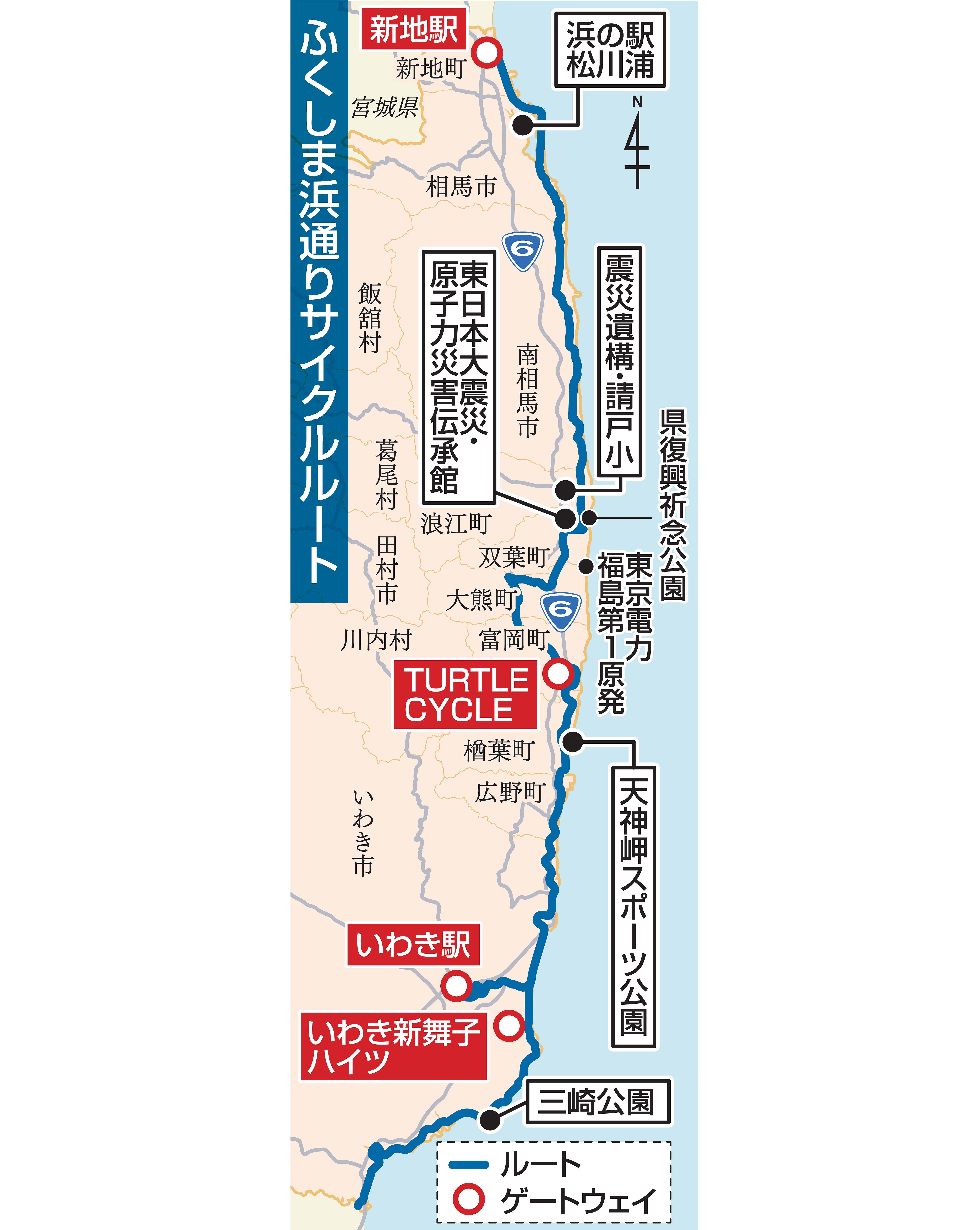 ナショナルサイクルルート　浜通りの指定決定