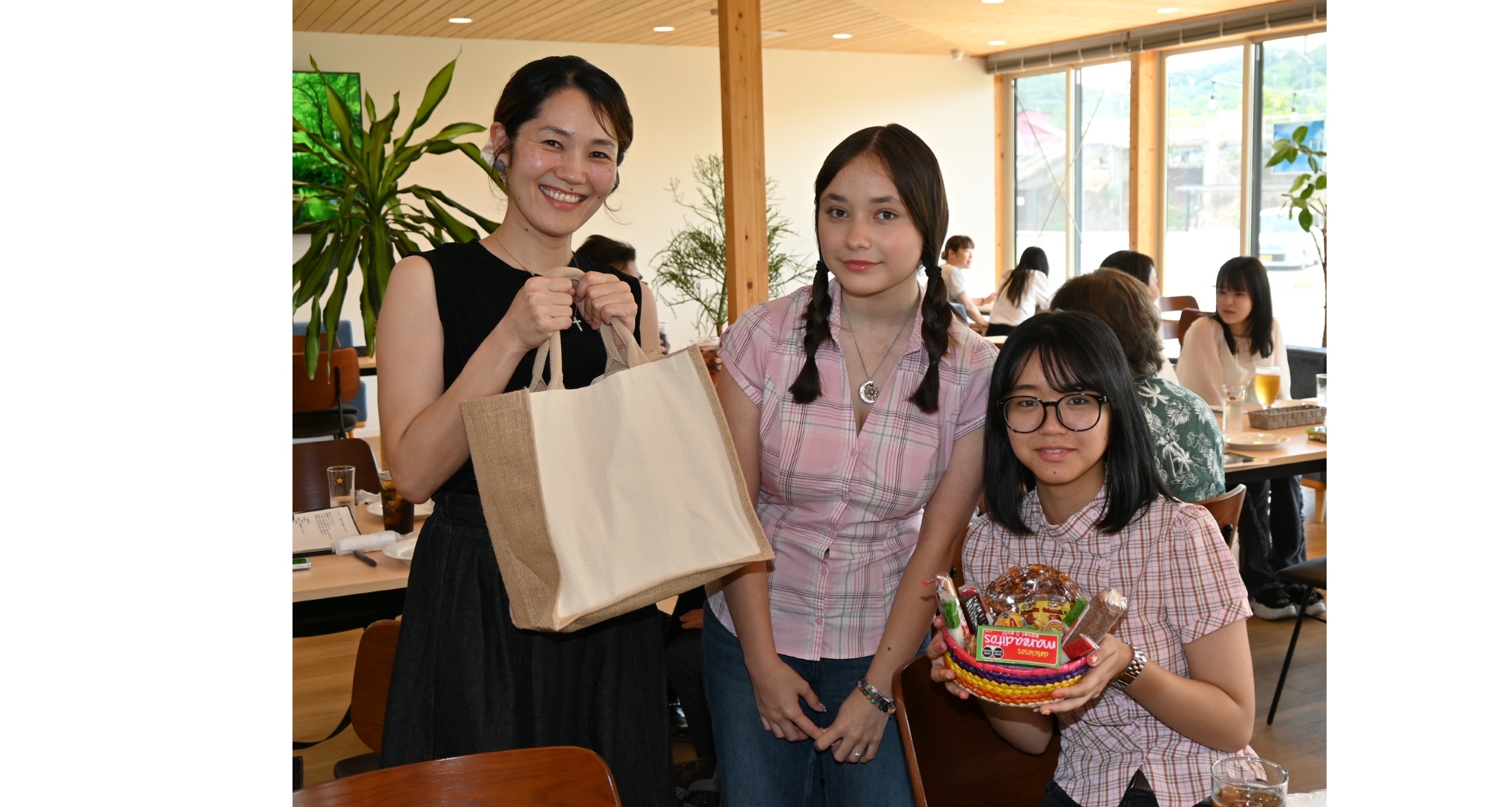 保原で日本文化学ぶ　メキシコのマリア・レネーさん（１６）さん　ＲＣ交換留学生