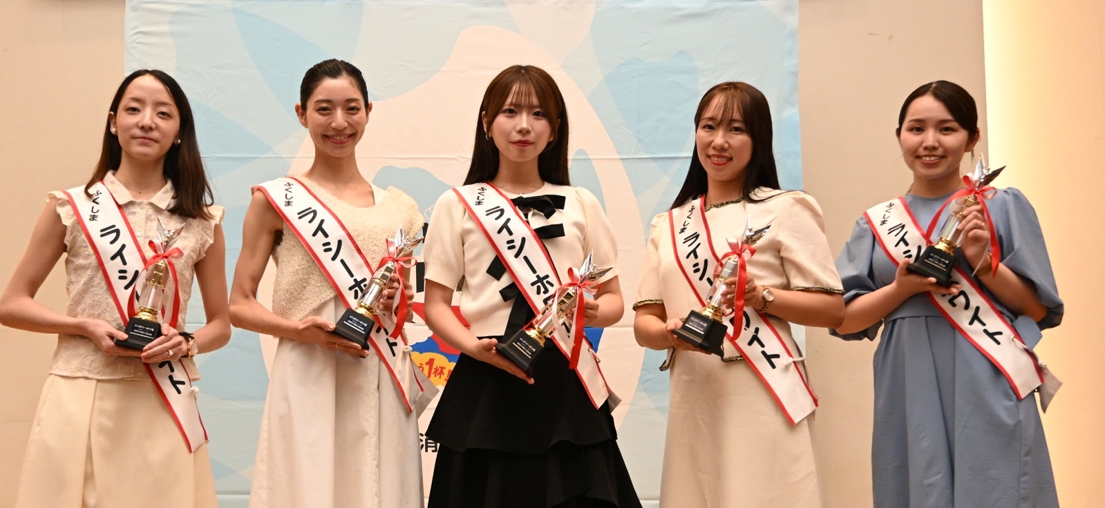 ライシーホワイト決定　福島で選考会　５人で県産米ＰＲへ