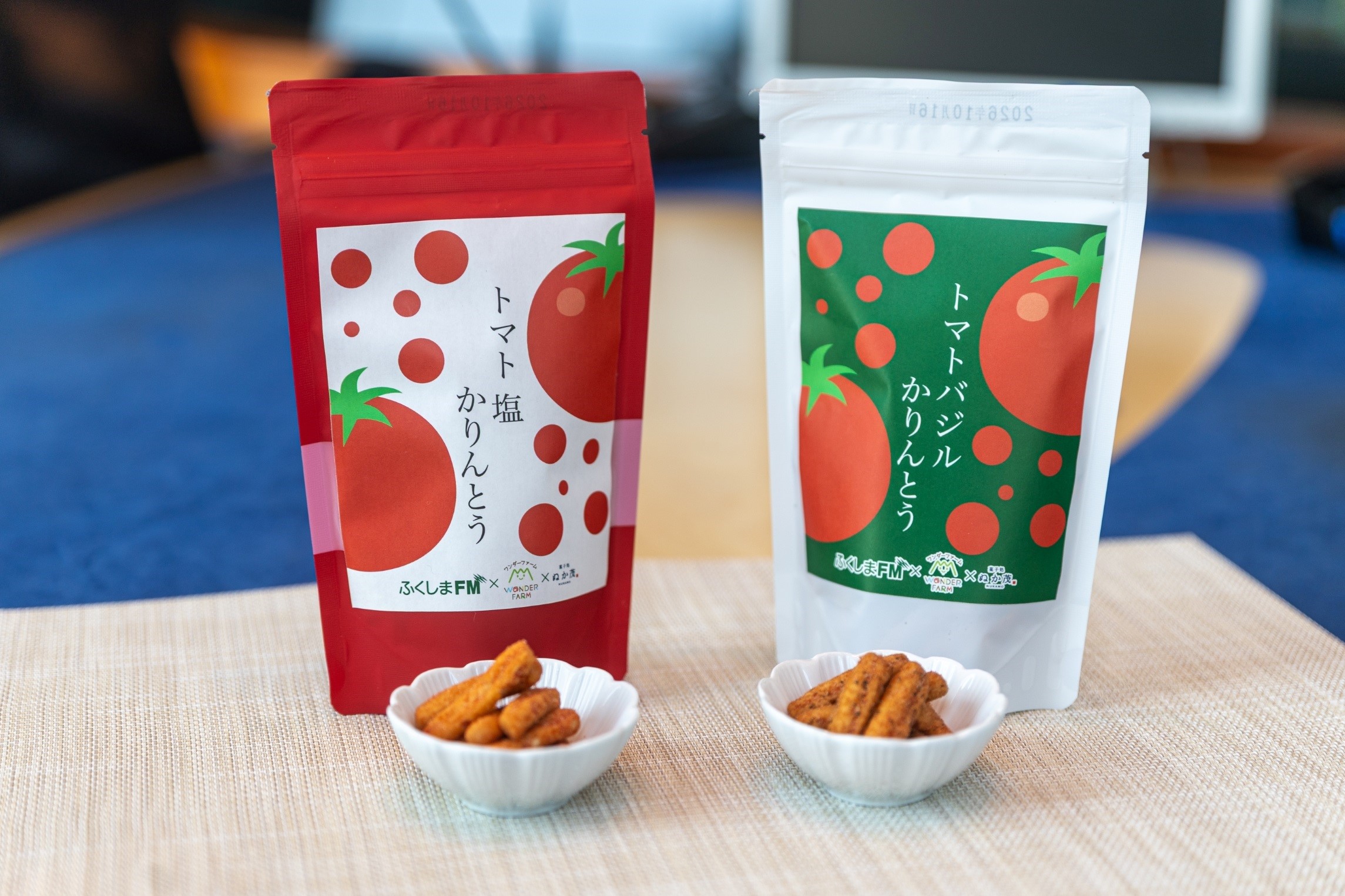 福島企業がコラボ　トマト生かした商品開発