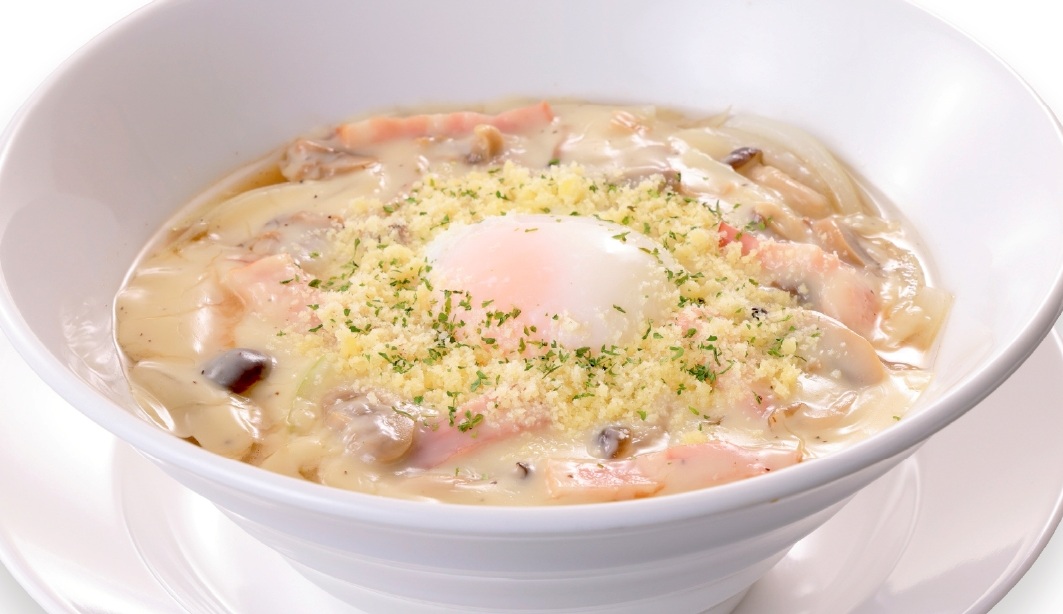 幸楽苑　期間限定「濃厚クリーミー　カルボ醤油らーめん　温玉添え」販売　９月８日から　８９０円
