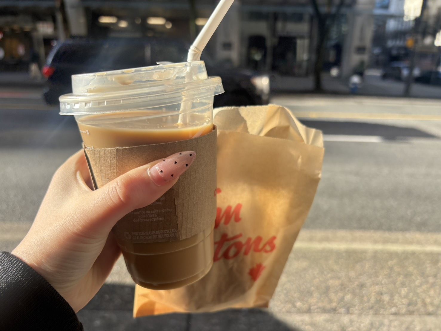 大学生のカナダ日記（４６）　アイスカフェラテ