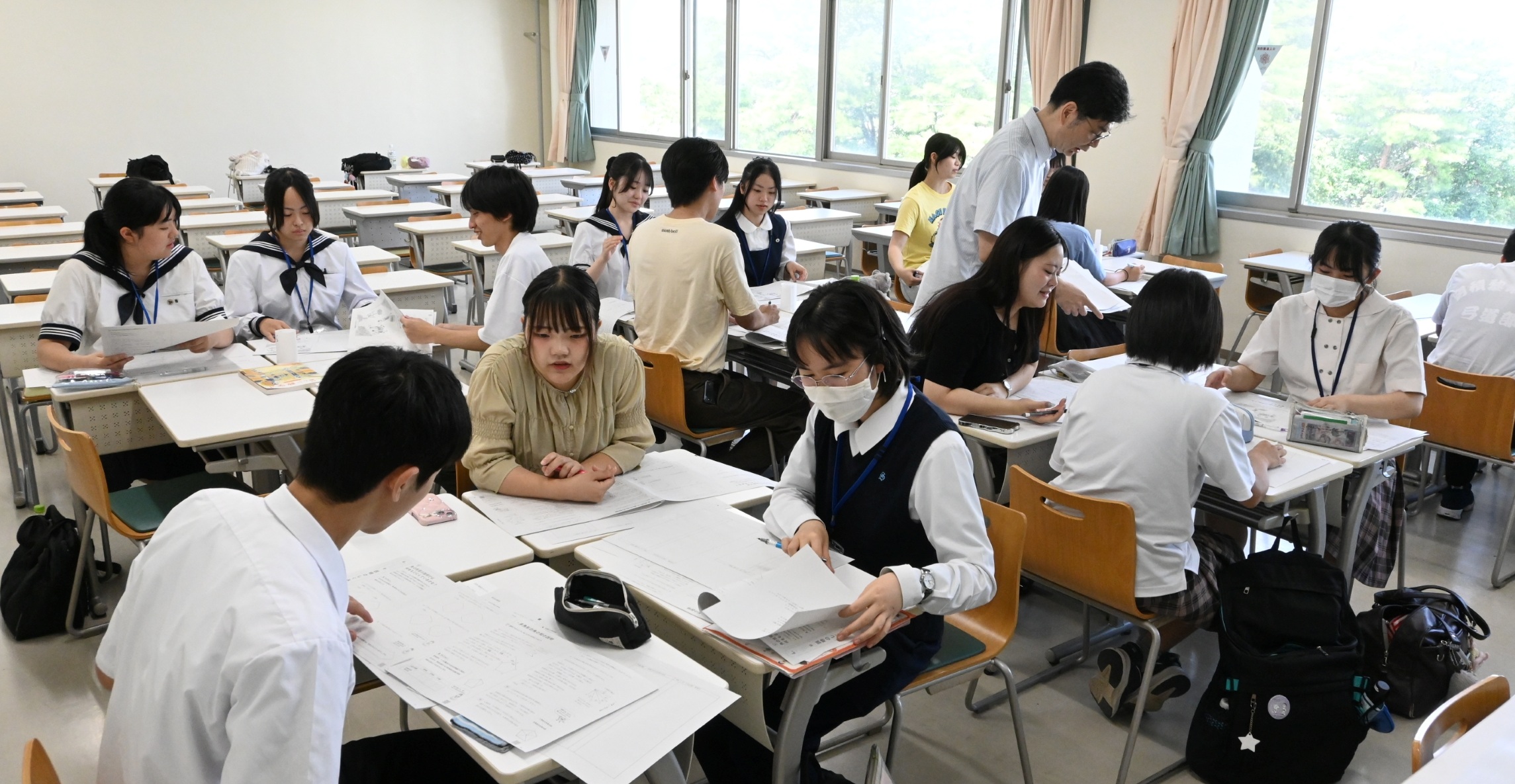模擬授業や意見交換　県教委　福島大　高校生対象にセミナー　福島