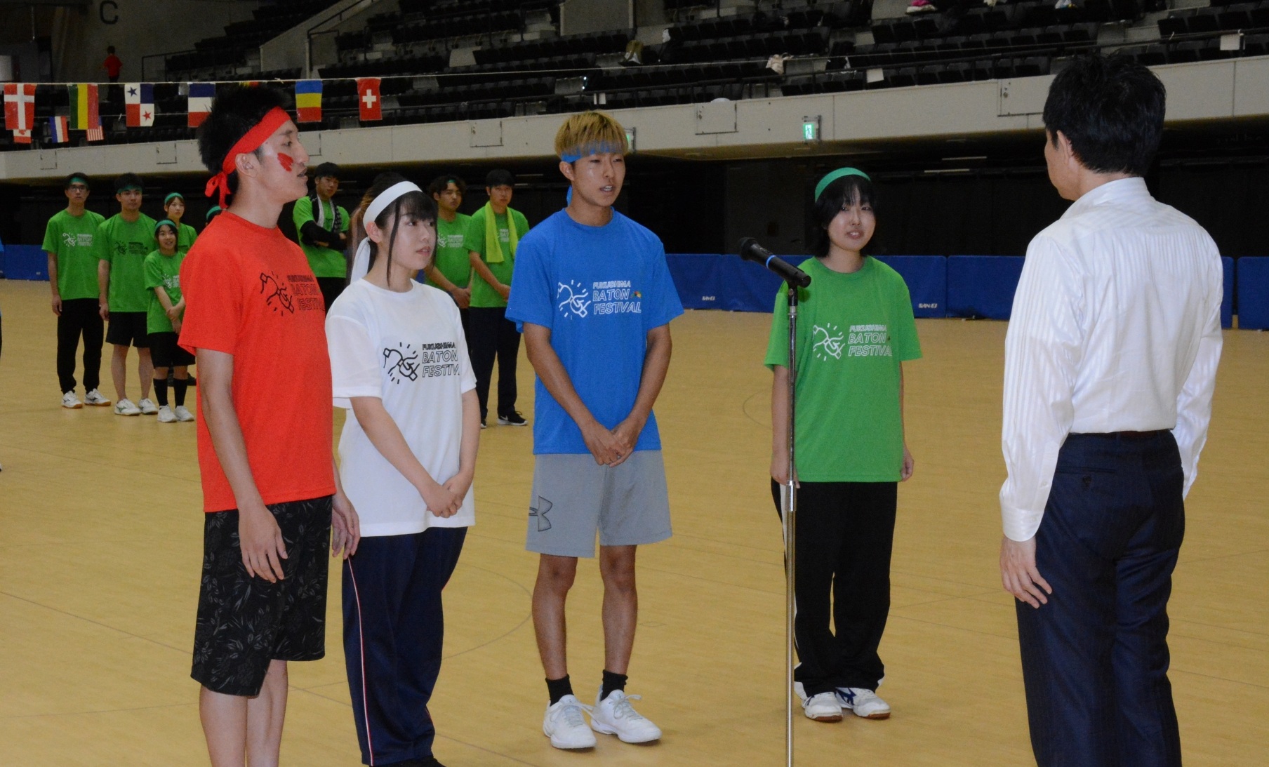 ３０歳以下の若者がスポーツで集う　郡山でフクバトンフェス