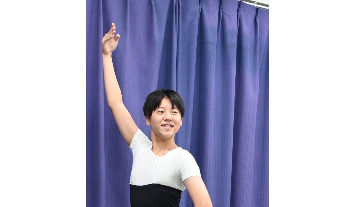 いわきの吉田駿太朗さん（平二中）　１０月１０日からドイツにバレエ留学　「新たな表現力や技術養いたい」