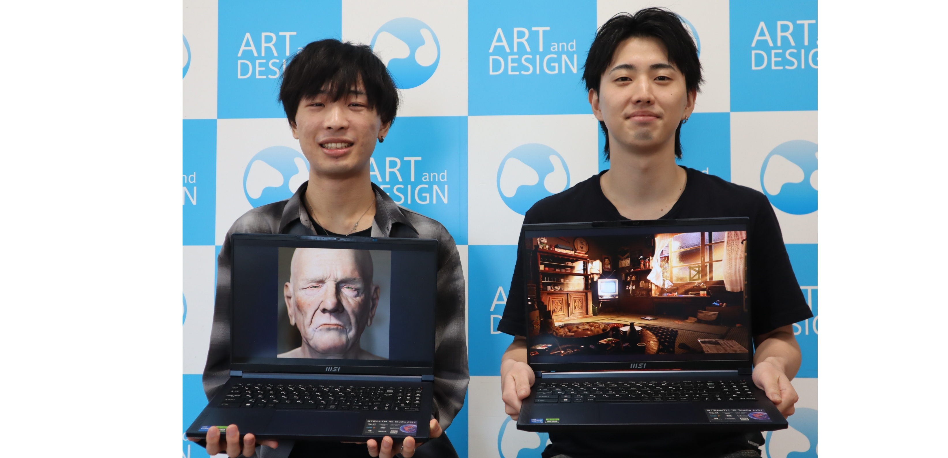 ３ＤＣＧ全国コンテスト　キャラクター部門　横田涼雅さん　背景・プロップ部門　皆川大樹さん　入賞　国際アートデザイン大学校　郡山