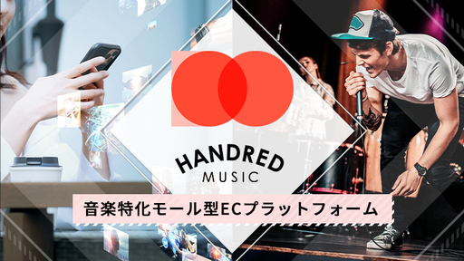 ＜登録アーティストは450組超え＞ギフティングから物販まで、アーティスト活動に必要なものを全て揃えた次世代の音楽プラットフォーム「HANDRED MUSIC」