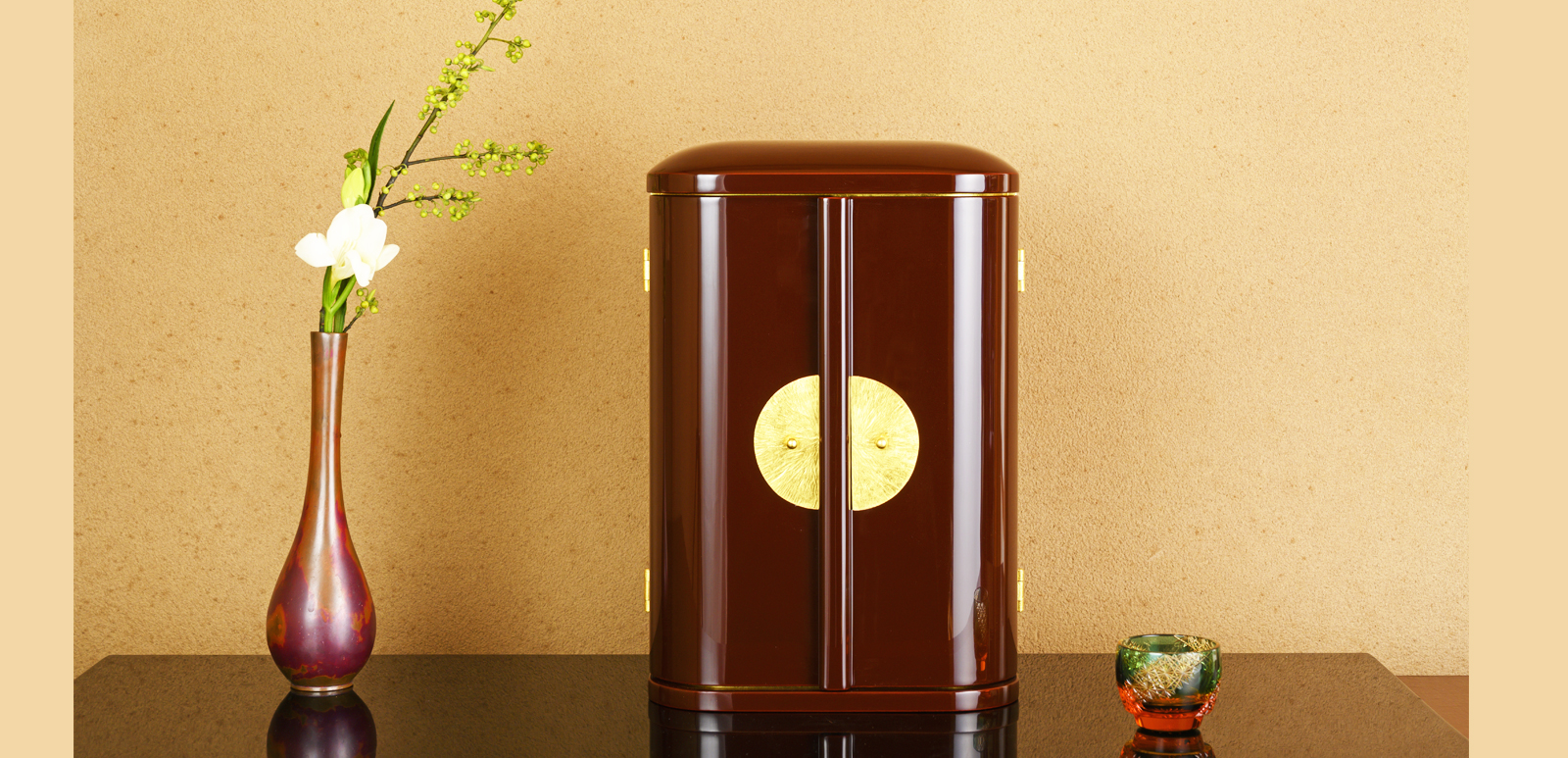 厨子仏壇　日輪　うるみ