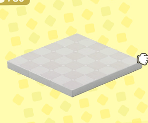 あつ森 しろいキュートなフロアタイルの値段 売値 とリメイク あつまれどうぶつの森 ゲームウィズ