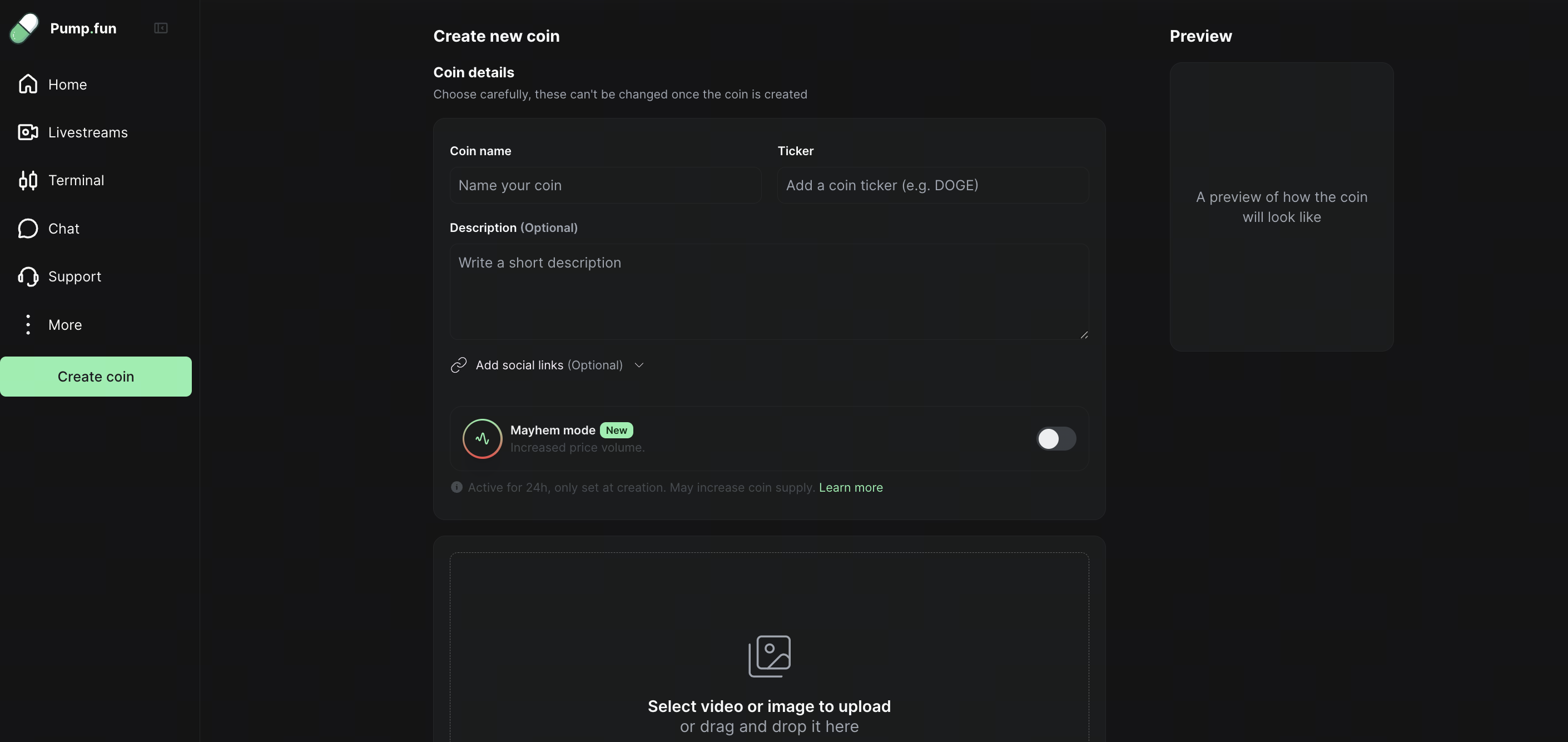 How Users Create Tokens on Pump.fun