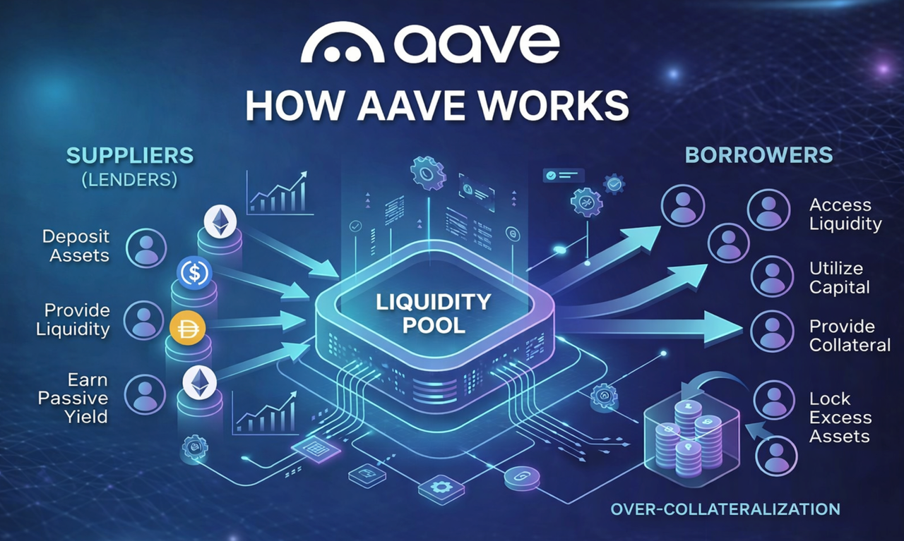 How does Aave work? A detailed look at DeFi lending protocol mechanics