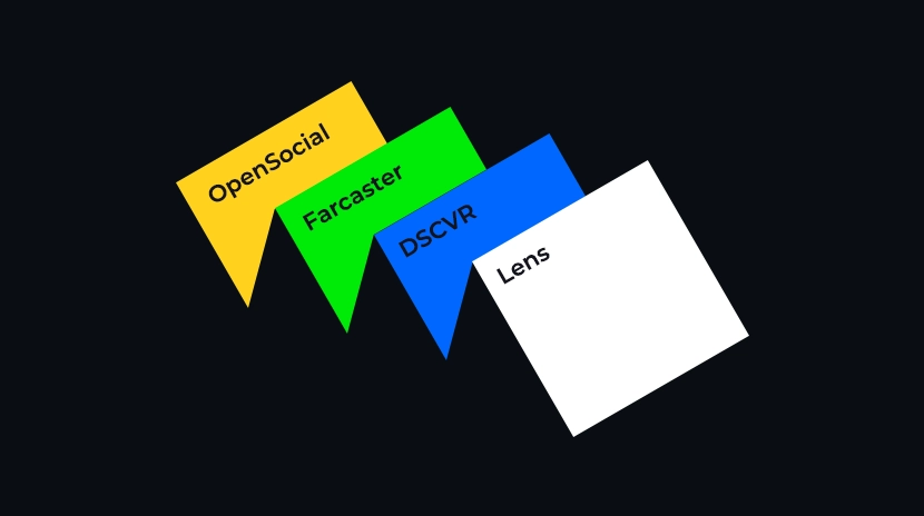OpenSocial、Farcaster、DSCVR 和 Lens 對比一覽