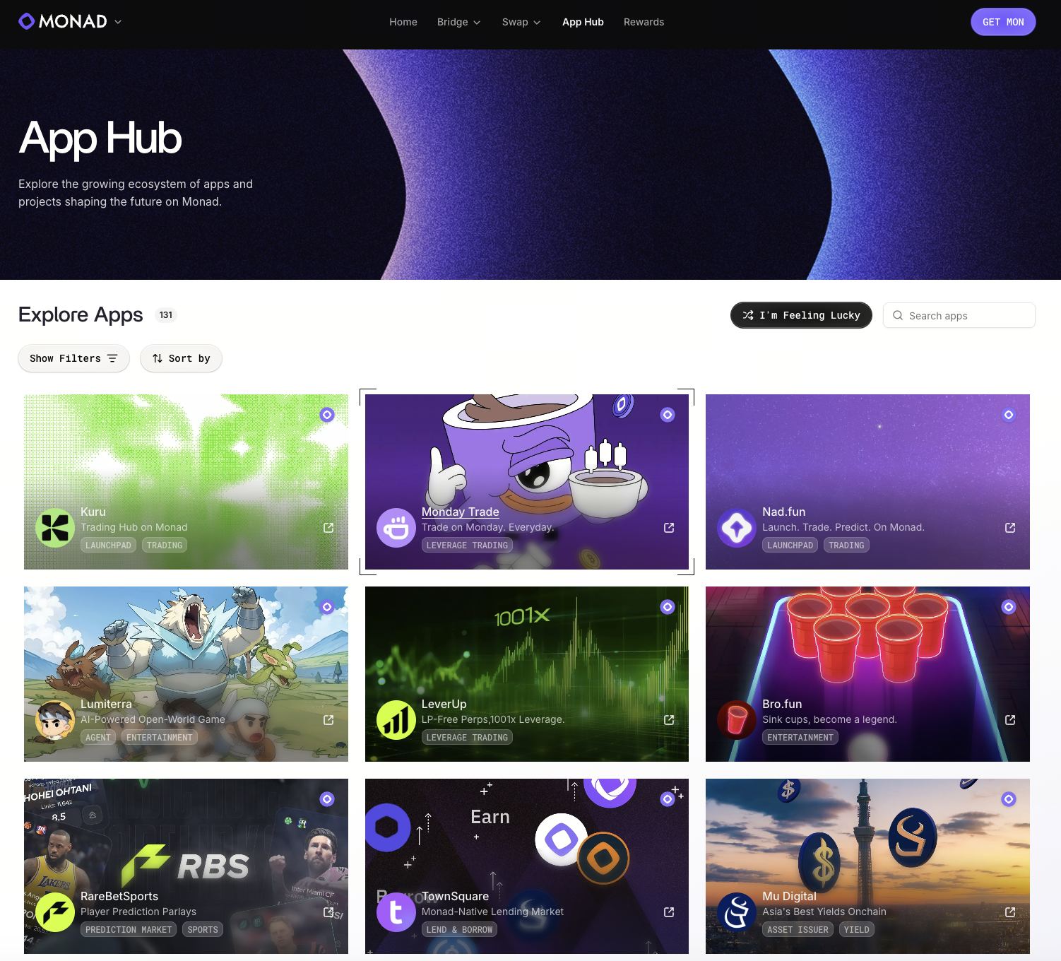 Overview of Monad’s Current Ecosystem Development Stage Overview of Monad’s Current Ecosystem Development Stage