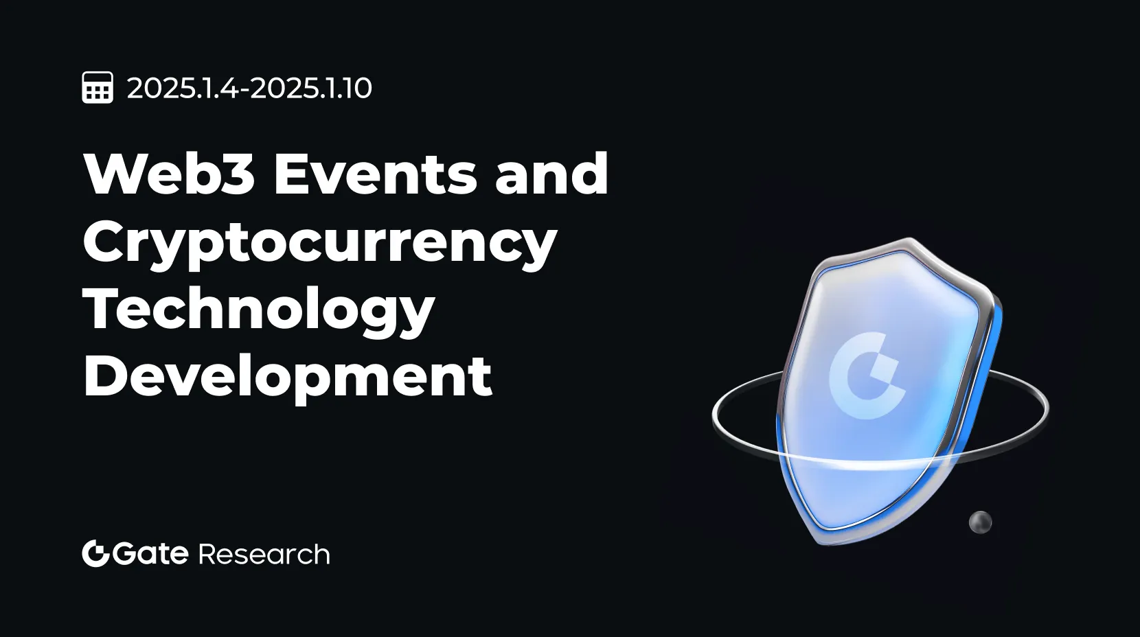 Investigación gate: Eventos Web3 y Desarrollo de Tecnología de Criptomonedas (2025.1.4-2025.1.10)