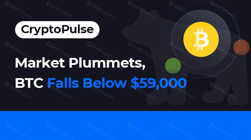 Krypto-Pulse - Markt stürzt ab, BTC fällt unter 59.000 $