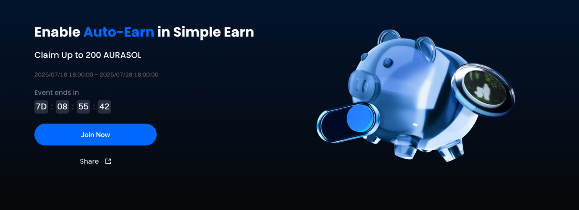 Bannière promotionnelle Gate Flexible Earn Auto-Earn