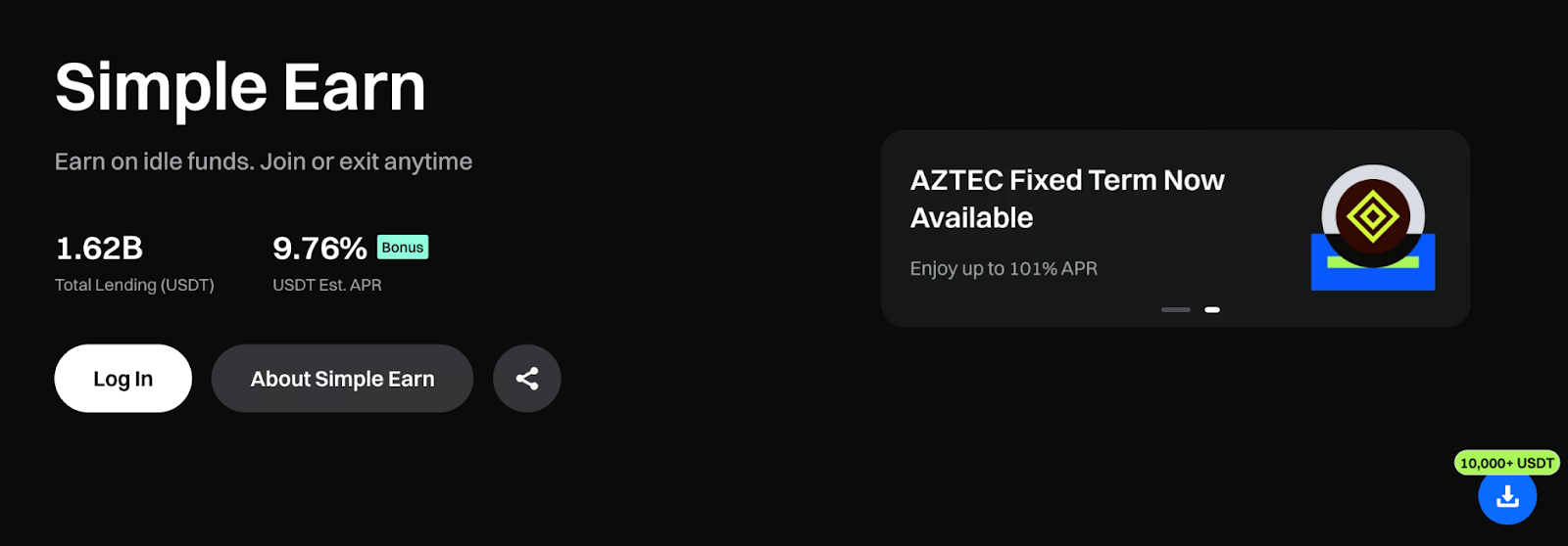 AZTEC 锁仓理财开放参与