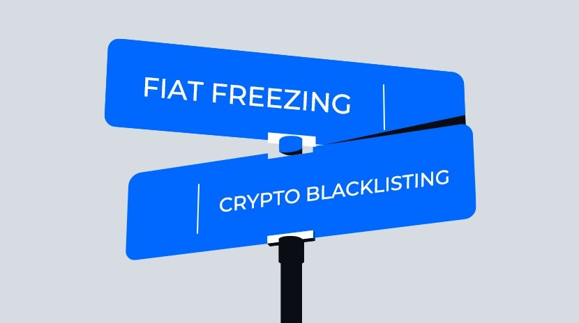 Congelamento de moeda fiduciária vs. listagem negra de criptomoedas: Como os bancos e a blockchain gerenciam os controles de ativos