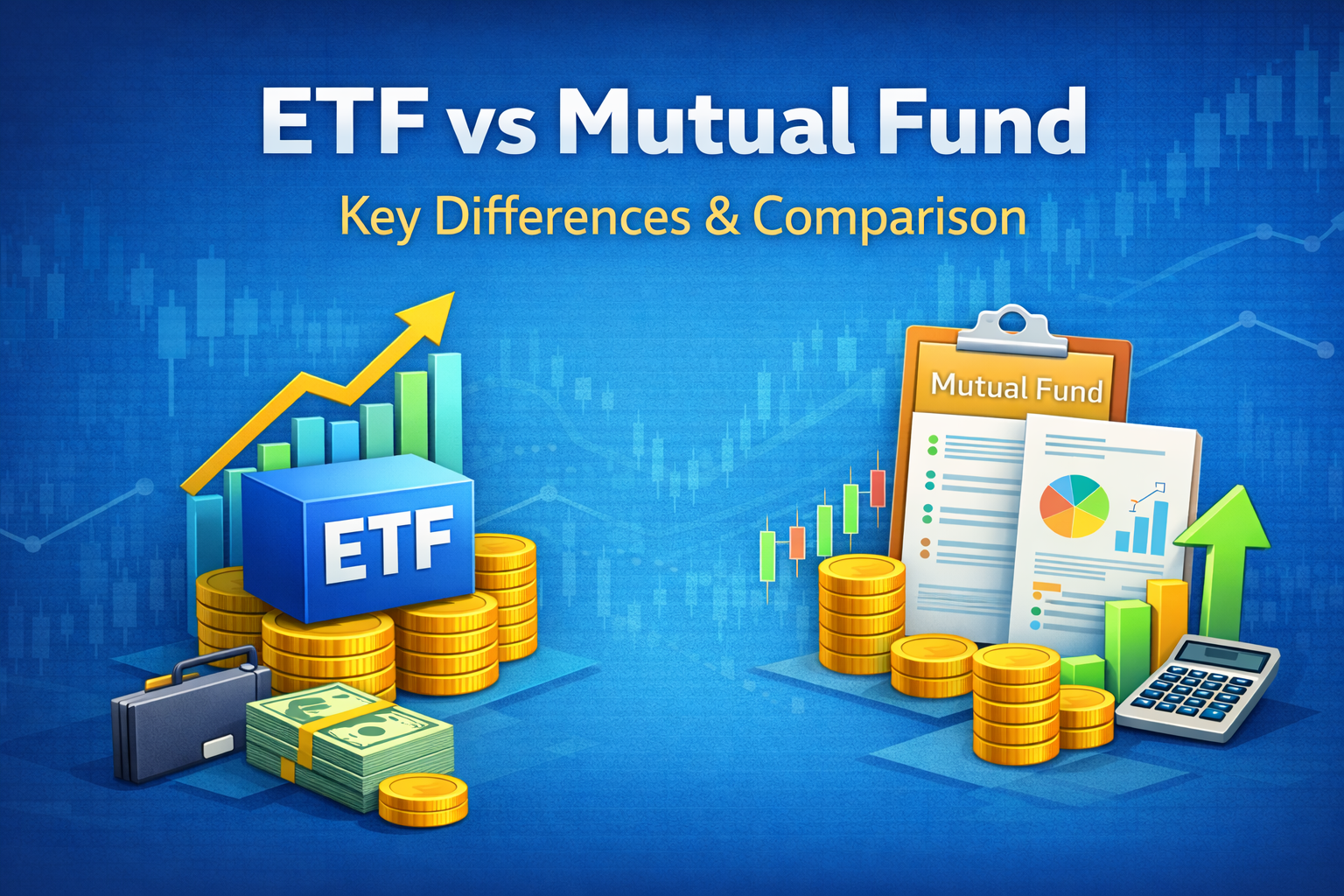ETF 與共同基金的差異為何？