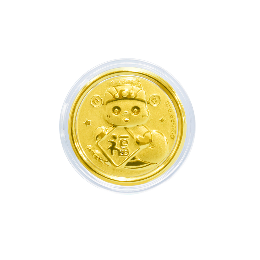 0.1克蛇金箔紅包袋- 今生金飾GoldenLife