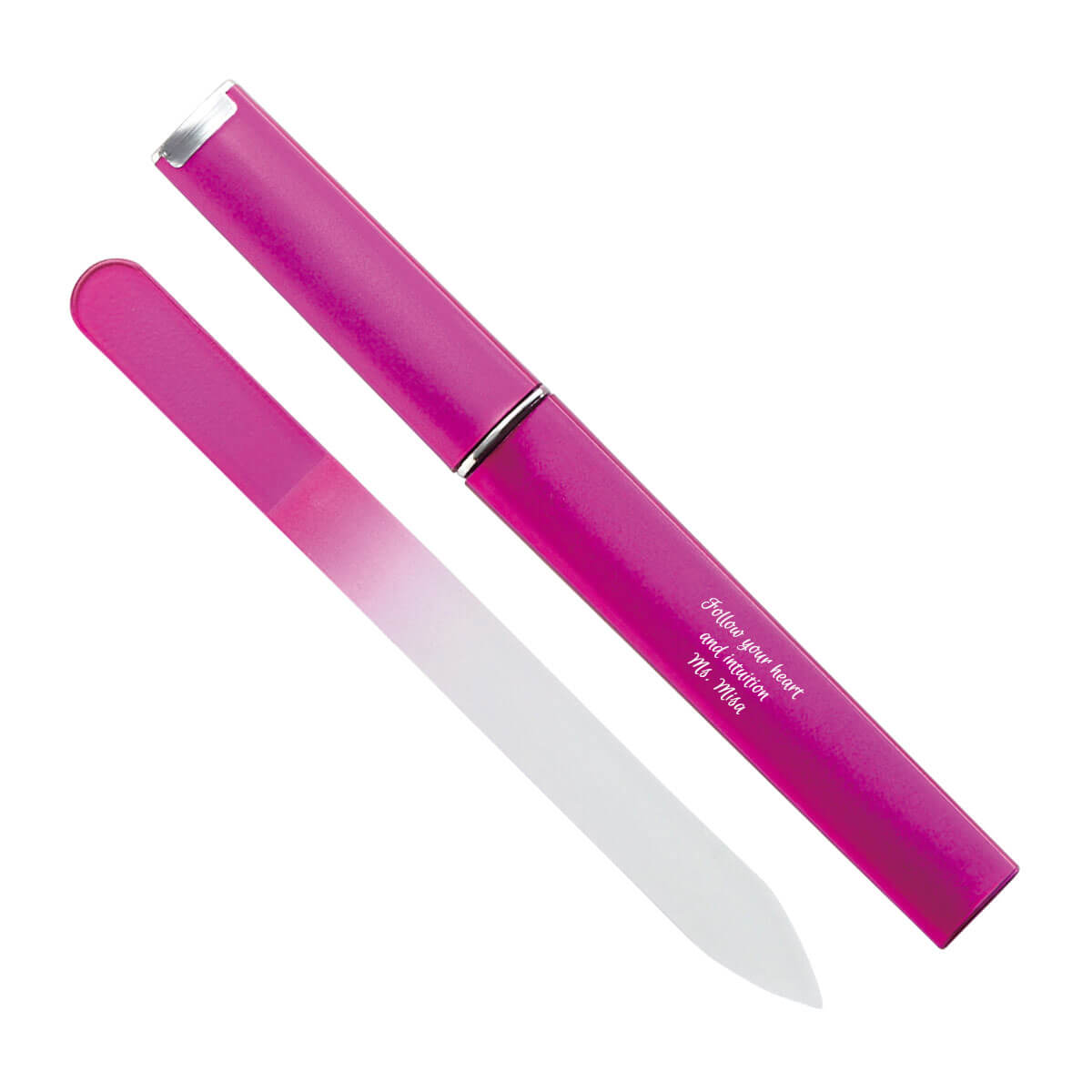 ガラスネイルファイル 名前が入るマイ爪磨き 2 U トゥーユー Tanp タンプ