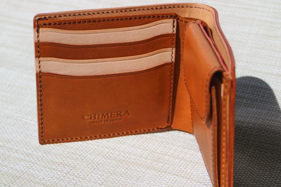 イタリアンレザー二つ折り財布(小銭入れ付き) | CHIMERA（キメラ）の 
