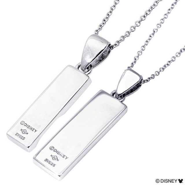 ディズニー ペアネックレス ハワイアンジュエリー ハート プレート ミッキー Lara Christie ララクリスティー Tanp タンプ