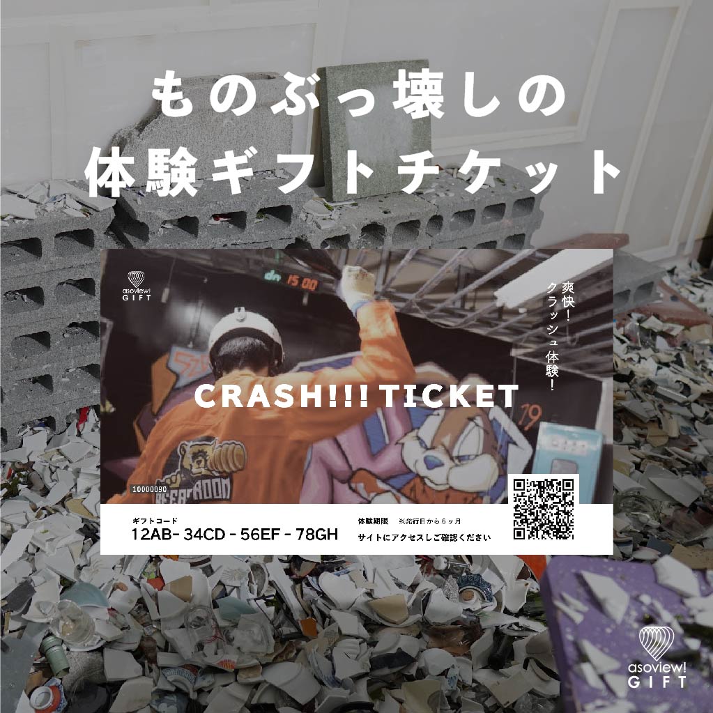 Crash Ticket アソビュー ギフトのプレゼント ギフト通販 Tanp タンプ