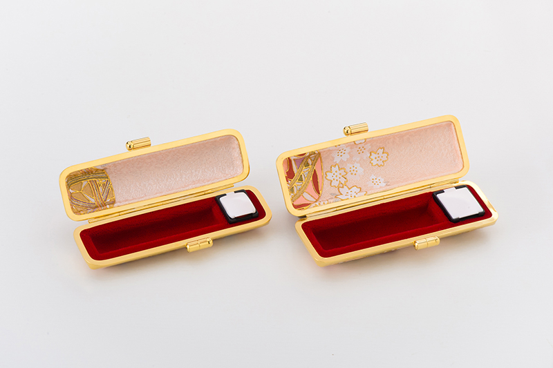 うさぎ様 印鑑ケース 印鑑ケース 金彩うさぎ 小サイズ うさぎ 直径12ミリまでの印鑑