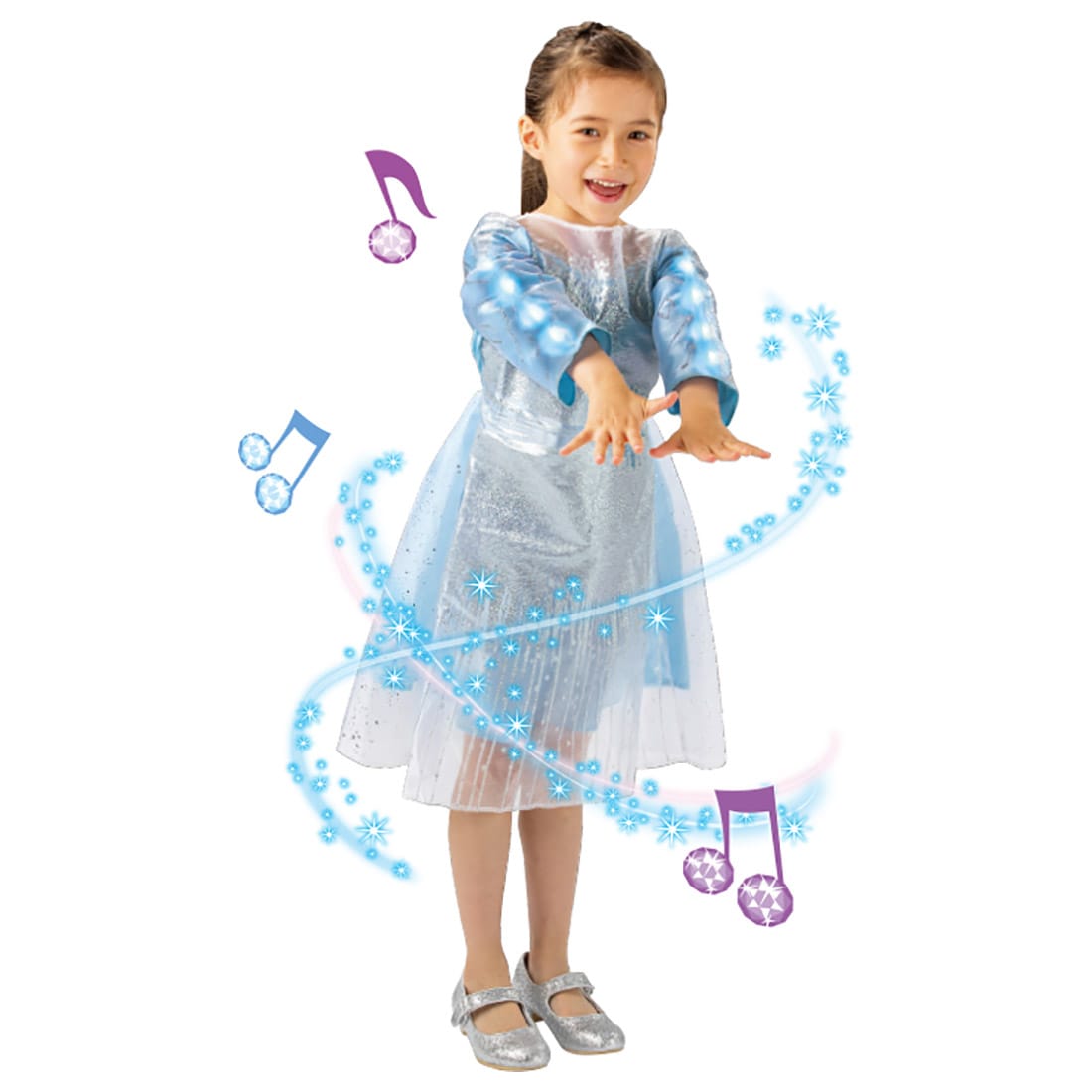 アナと雪の女王2 光る！プレミアムおしゃれドレス エルサ | タカラ