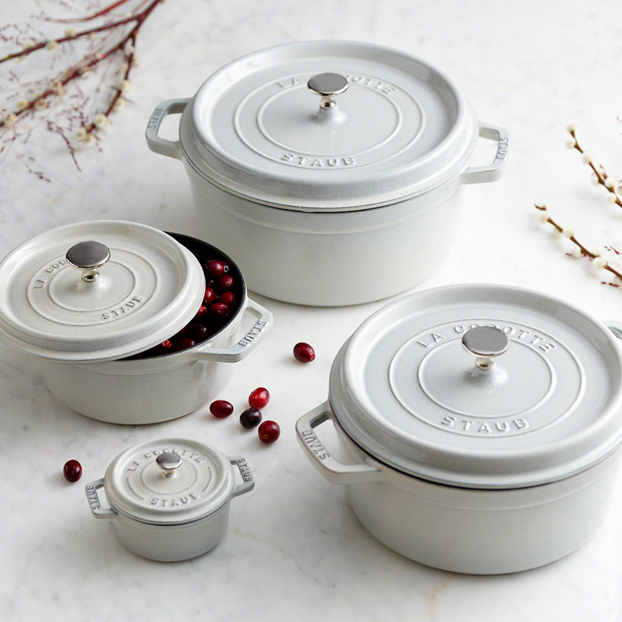 STAUB　ピコココット　ラウンド ホワイト　20cm　ストウブ ピコ ココットラウンド 20cm | Staub（ストウブ）のプレゼント