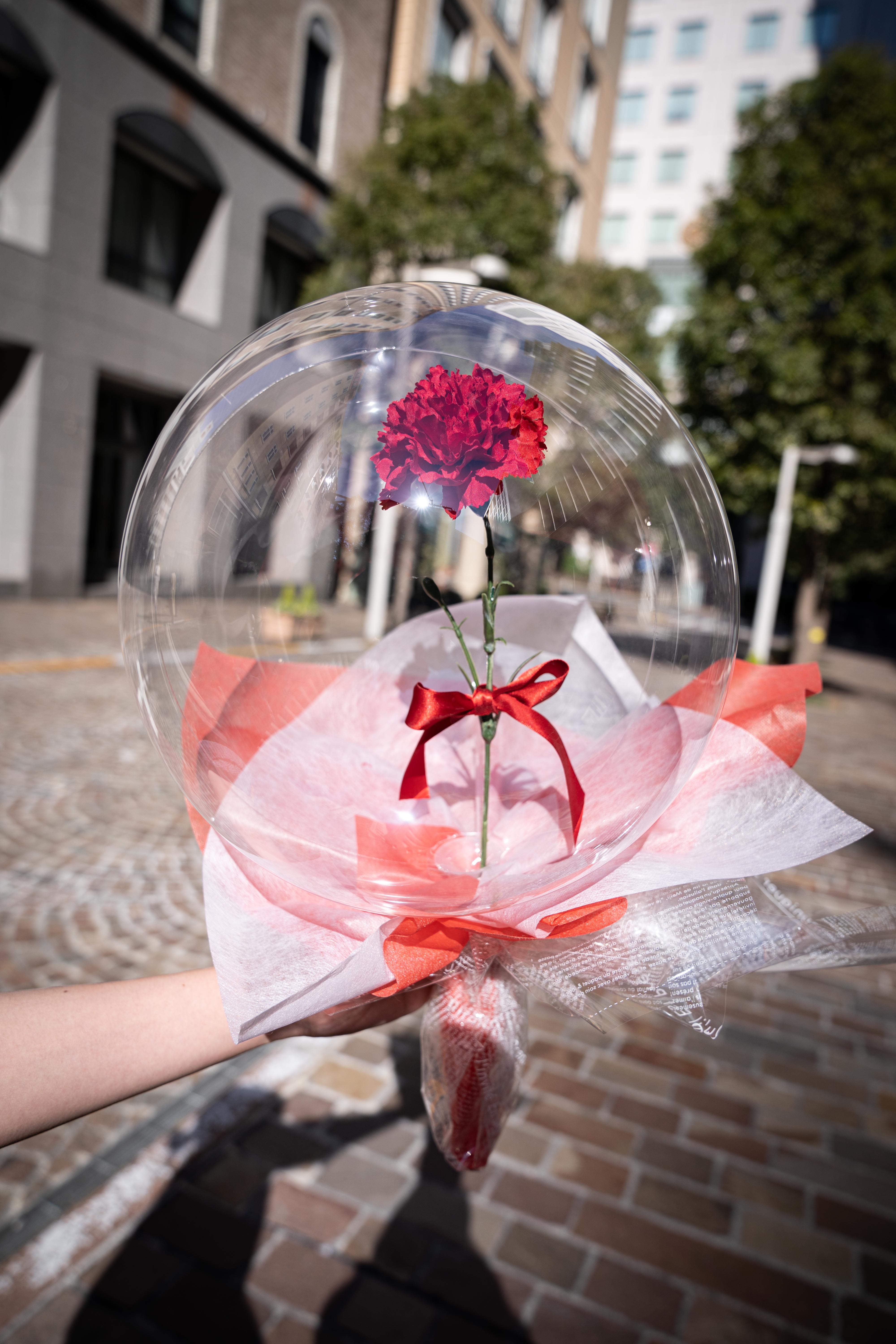 手持ちブーケ】バルーンフラワー カーネーション | ORYZAE