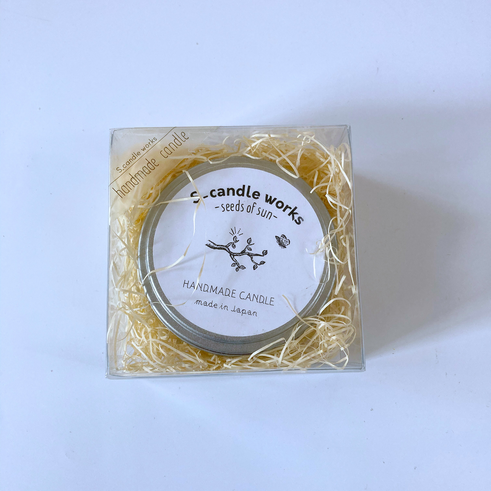 メッセージ缶キャンドル | S-candle works（エスキャンドル