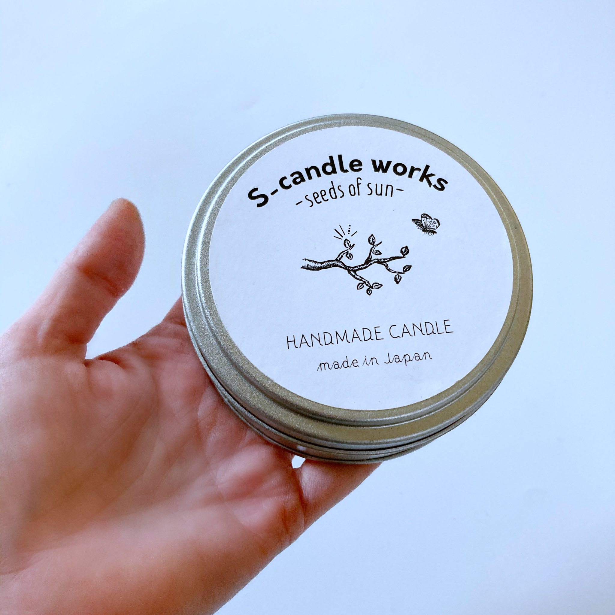 メッセージ缶キャンドル | S-candle works（エスキャンドル