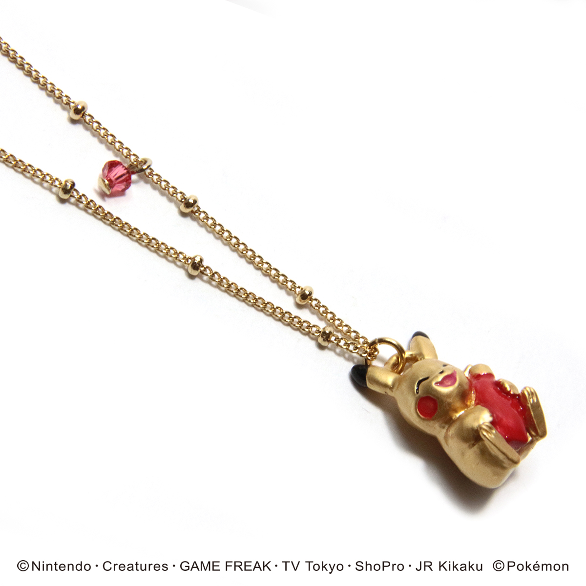 パルナートポックポック　ピカチュウセット　ポケモン ネックレス ゴールド パルナートポックポック ピカチュウセット ポケモン ネックレス