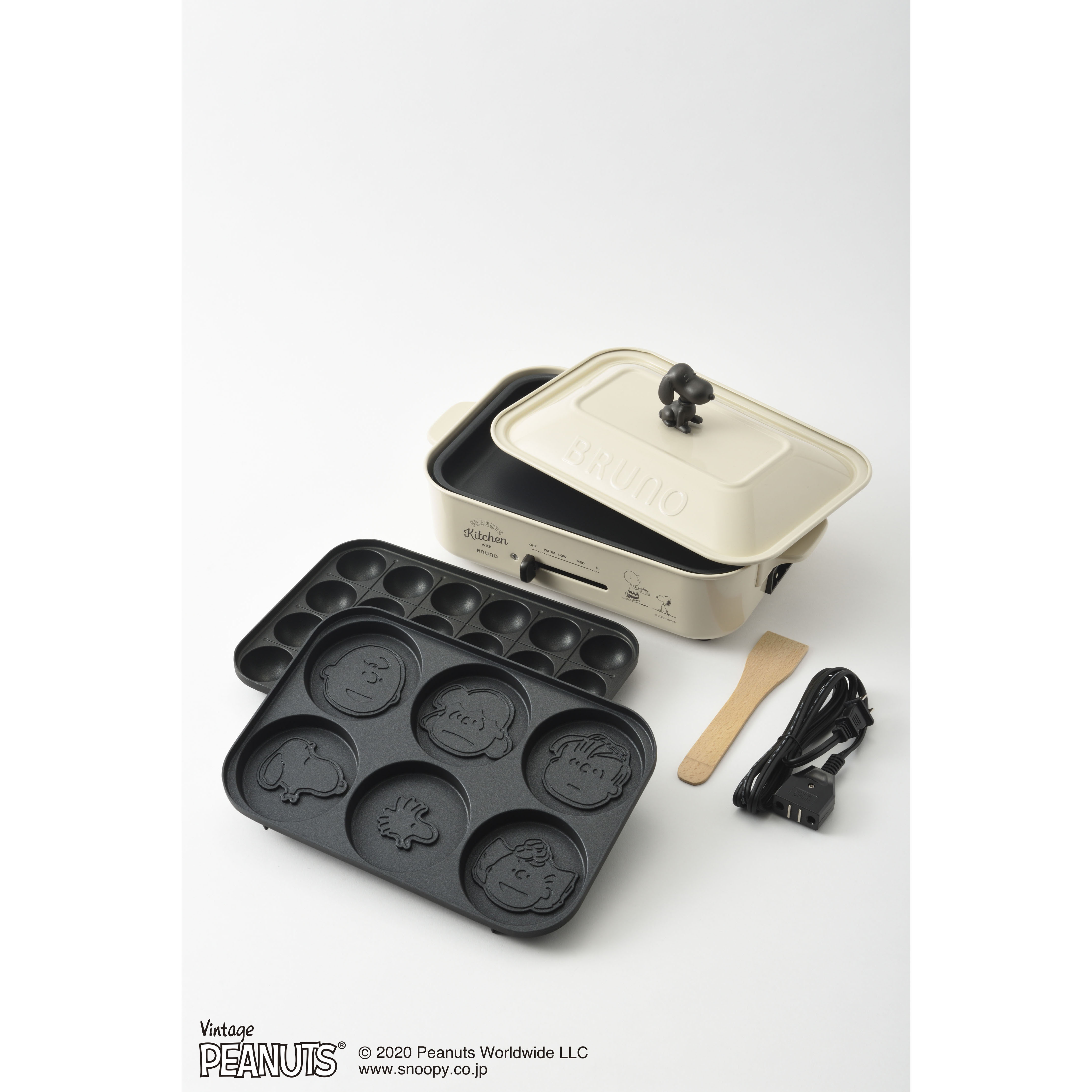 PEANUTSコンパクトホットプレート | BRUNO（ブルーノ）のプレゼント