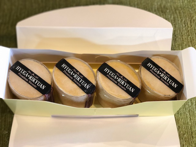 まぜとろ栗プリン4個入り | 日向利久庵のプレゼント・ギフト通販