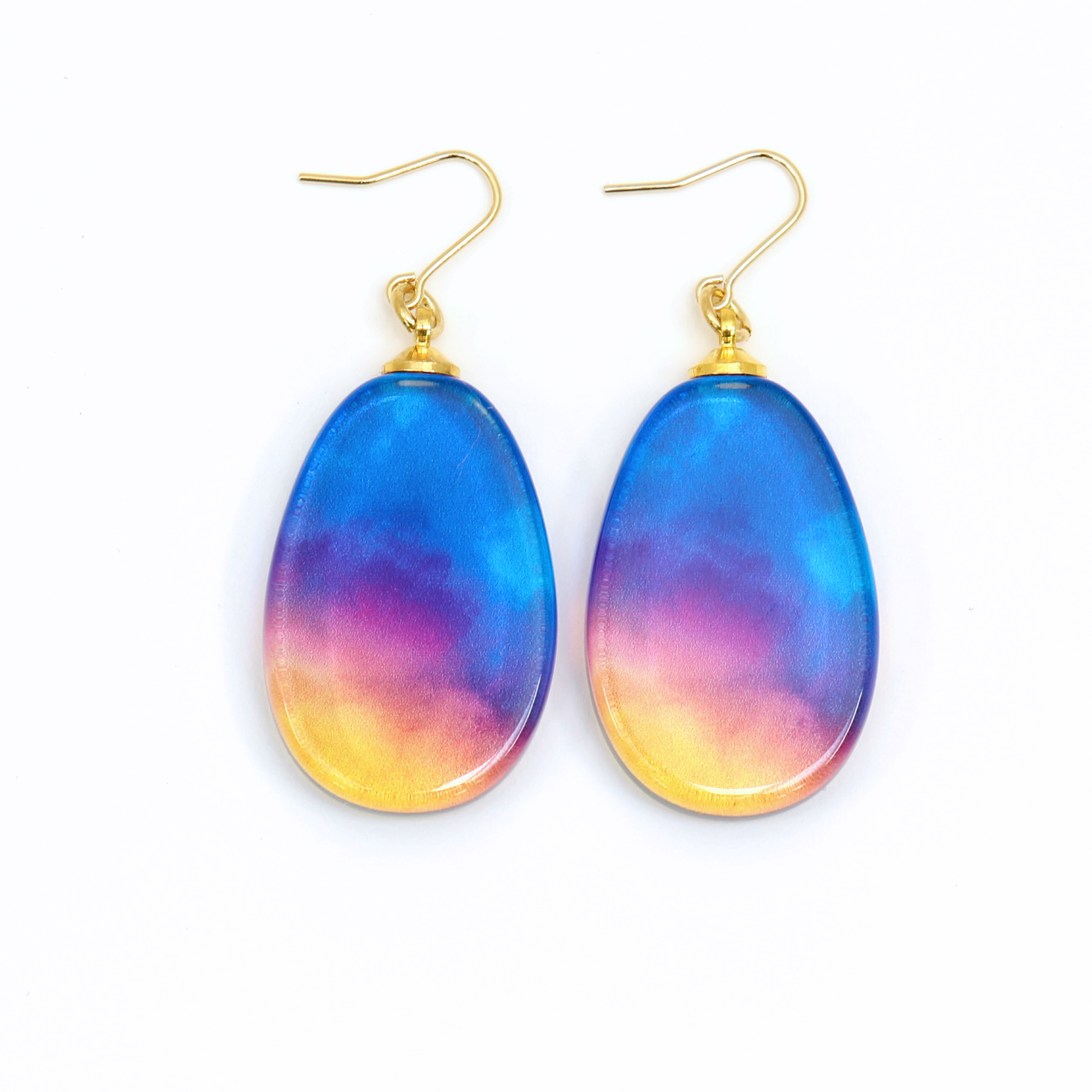 acoたん専用オーロラカラー ピアス イヤリング