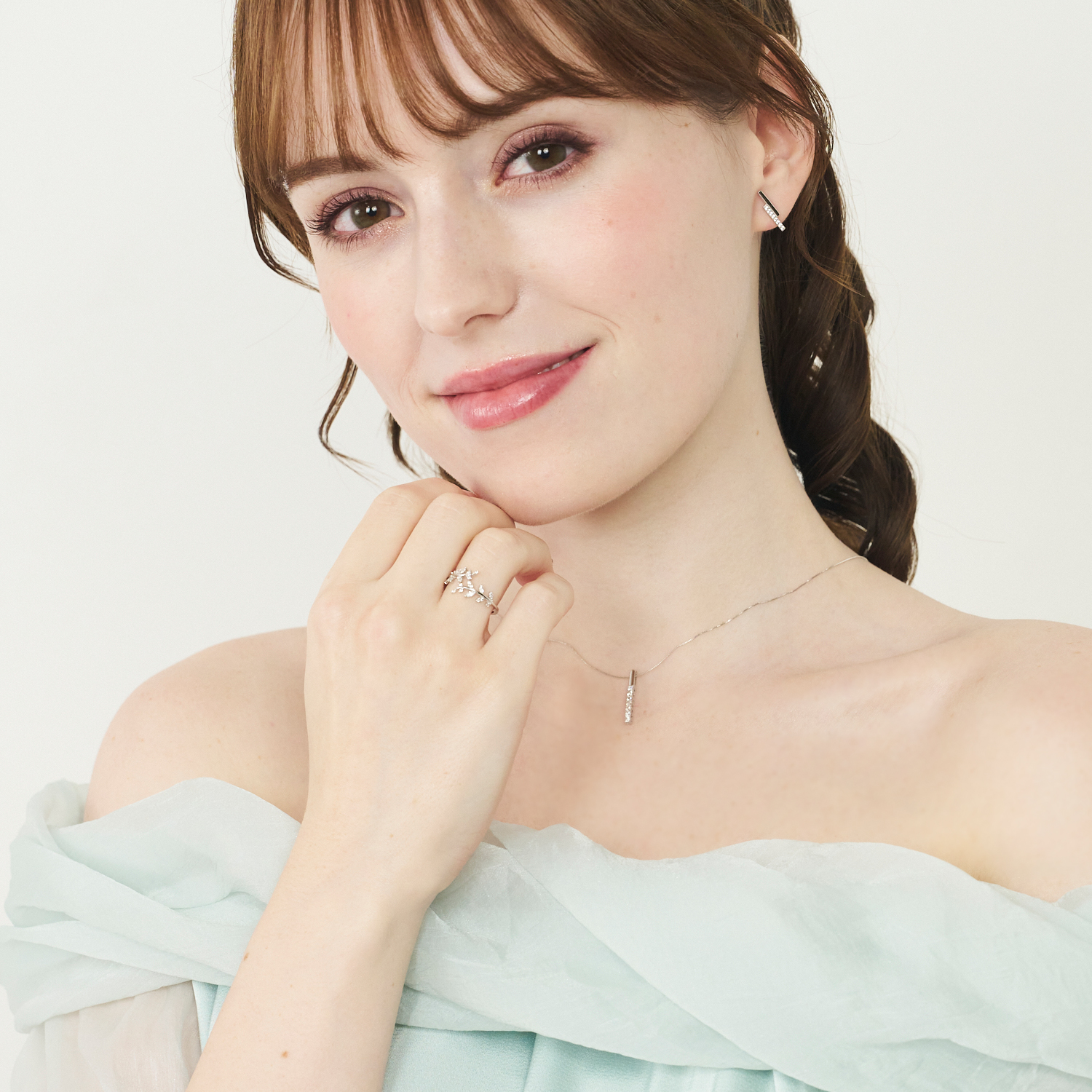 Clementia】ケイト ダイヤモンド プラチナ ネックレス | Clementia