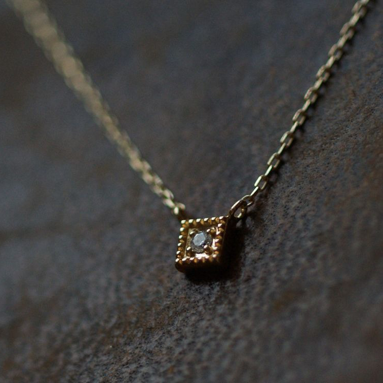 Clementia】K18 イエローゴールド アポロン ダイヤモンド ネックレス