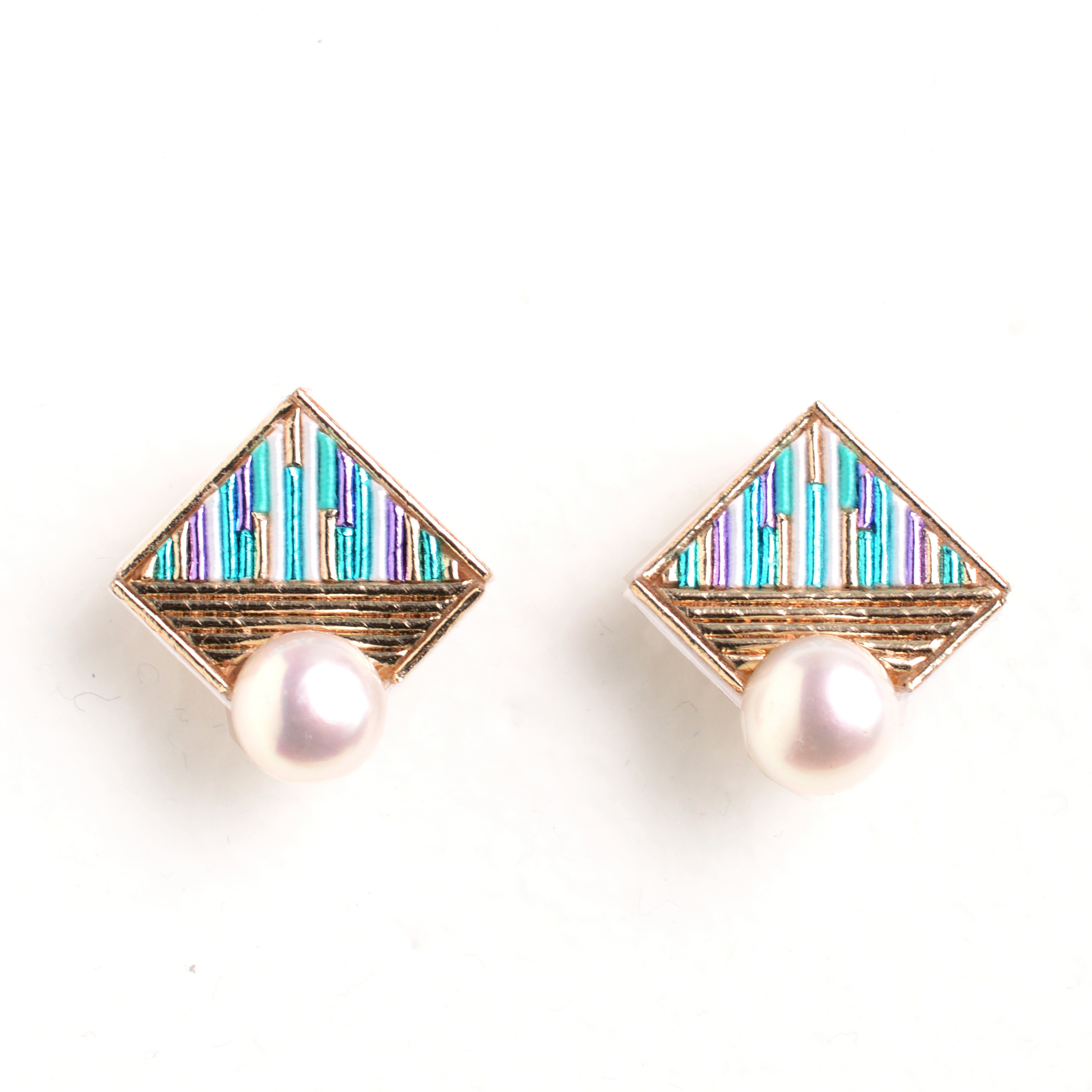 Square Pearl ピアス／イヤリング 水引 スクエアパール | RITUAL The