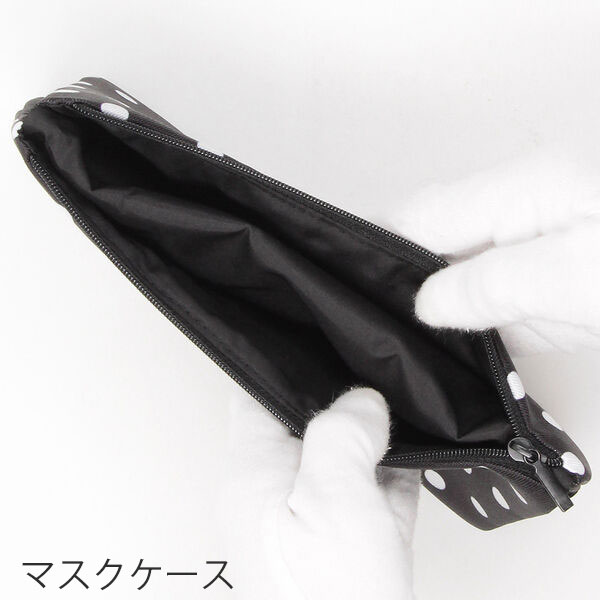 アニエスベー agnes b. マスク＆マスクケース ロゴ ドット agneh12