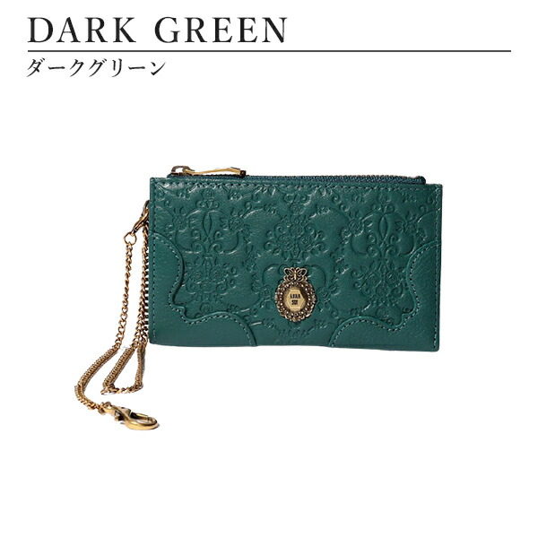 レディース ANNA SUI アナスイ 長財布 ヴィンテージローズ グリーン