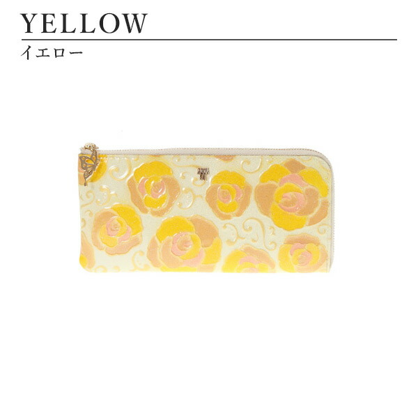 アナスイ ANNA SUI マジカルローズ ファスナー長財布 anna1086