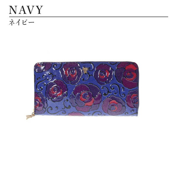 アナスイ ANNASUI マジカルローズ ファスナー長財布 anna1085