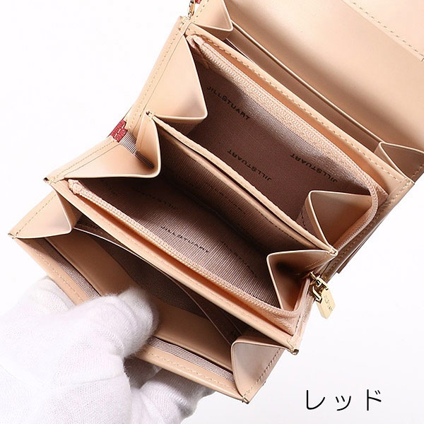 ☆JILLSTUART（ジルスチュアート）☆ 折りたたみ財布 全2色 ジル スチュアート JILL STUART L字ファスナー二つ折り財布