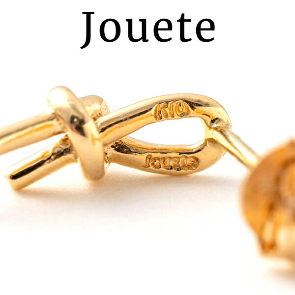 ジュエッテ Jouete リボンピアス イエローゴールド jouete17 | Jouete